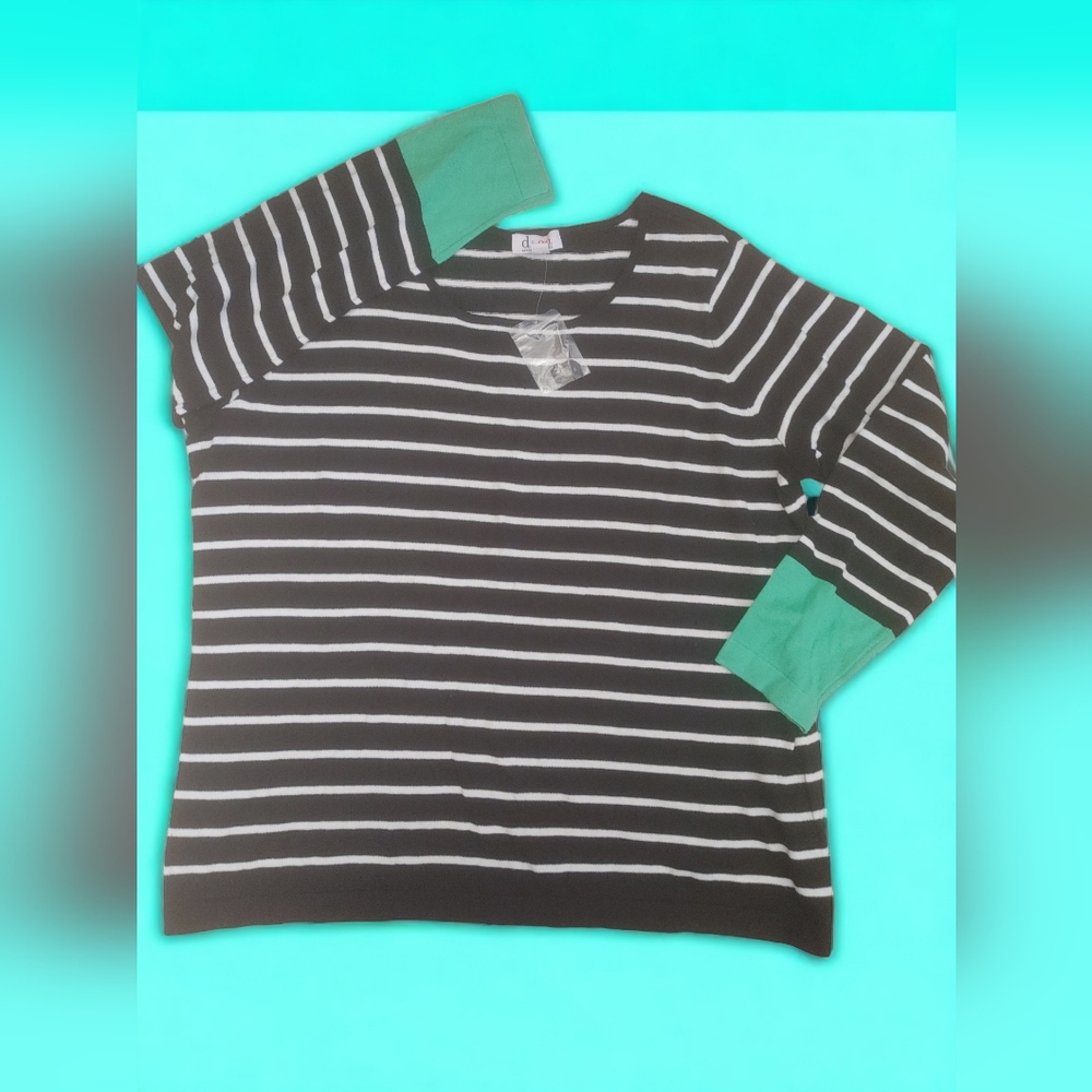 Denim & Co. Woven top women plus 1X